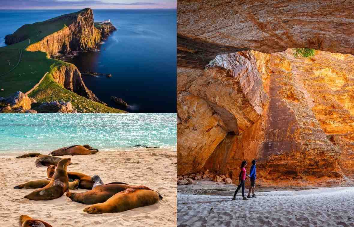 Scotland, Galapagos and Australia