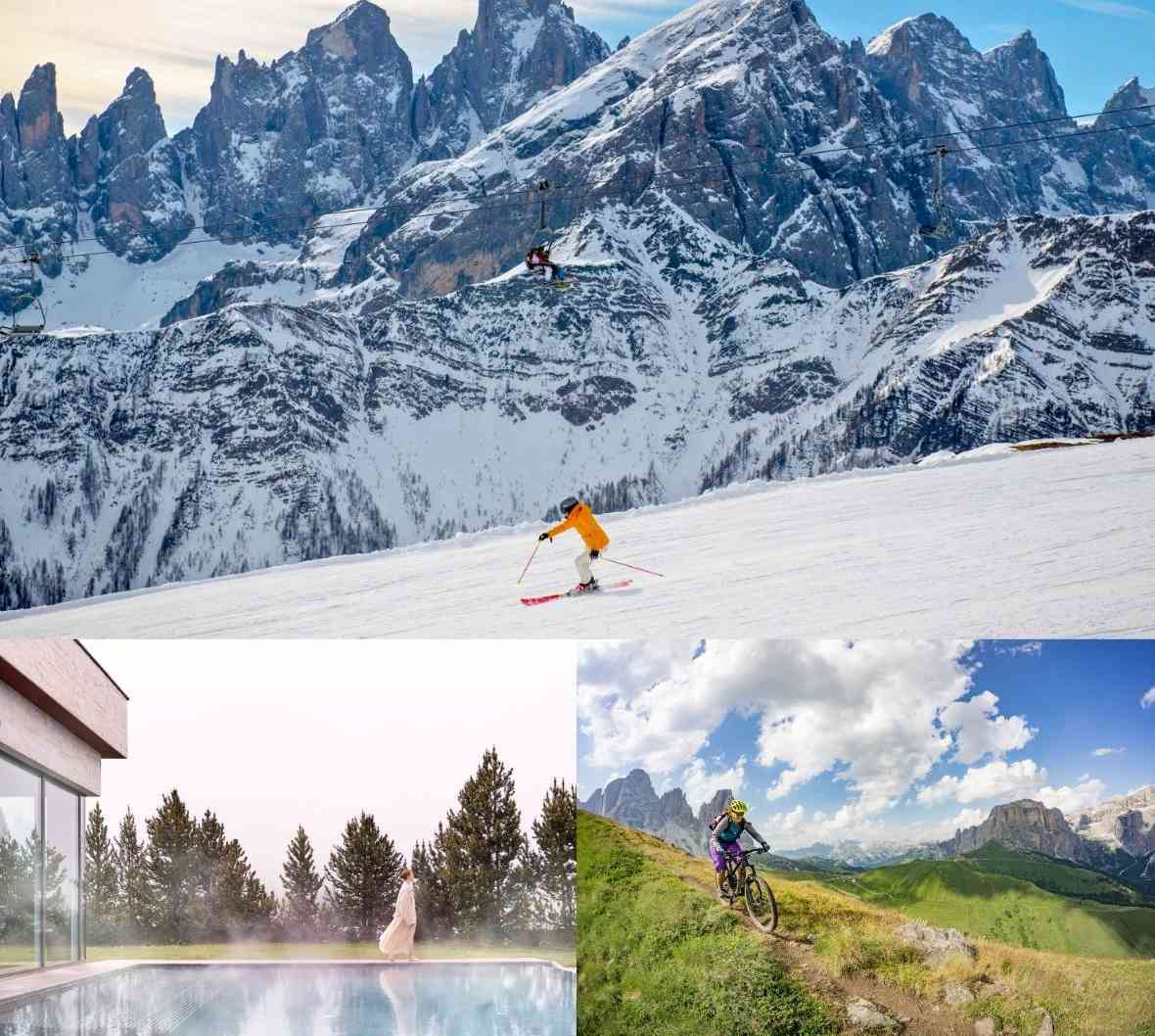 The Dolomites Ski Safari Experience, Dolomite Mountains | COMO Alpina Dolomites | Biking at Selva Di Val Gardena, Dolomites